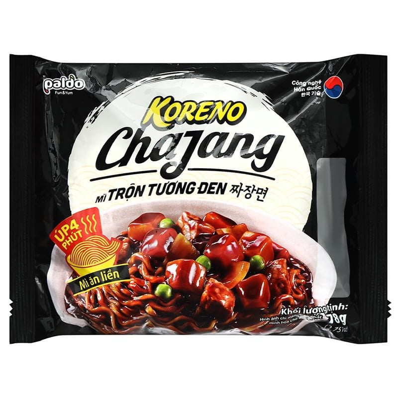 Mì trộn tương đen Koreno Chajang gói 78g 