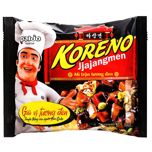  Mì trộn tương đen Koreno Jjajangmen gói 115g 