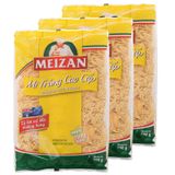  Mì trứng cao cấp Meizan bộ 3 gói x 500g 