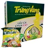  Mì Trứng Vàng Gấu Đỏ lẩu cá chua cay gói 75 g 