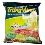  Mì Trứng Vàng Gấu Đỏ tôm chua cay gói 75 g 