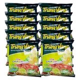  Mì Trứng Vàng Gấu Đỏ tôm chua cay gói 75 g 