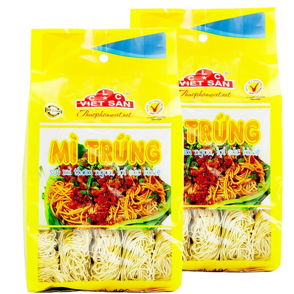  Mì trứng Việt San bộ 2 gói x 400gr 