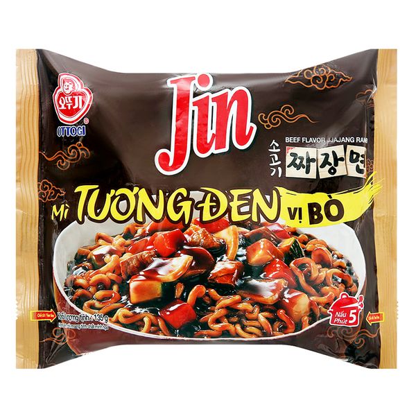  Mì tương đen Jin Ottogi vị bò gói 135g 