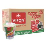  Mì Vifon Ngon Ngon tôm chanh thùng 24 ly x 60g 