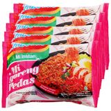  Mì xào khô Indomie Goreng Pedas vị cay nồng lốc 5 gói x 79gr 