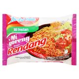  Mì xào khô Indomie Goreng Rendang vị bò cay lốc 5 gói x 91g 