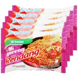  Mì xào khô Indomie Goreng Rendang vị bò cay thùng 40 gói x 91g 