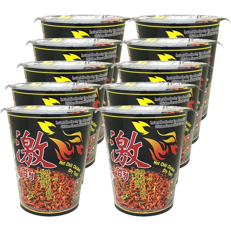  Mì xào khô Nissin vị gà cay Hàn Quốc ly 71 g 