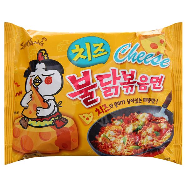  Mì xào khô Samyang gà cay phô mai gói 140g 