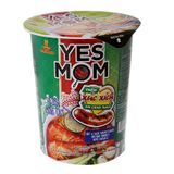  Mì Yes Mom tôm chua cay xúc xích thùng 24 ly x 76g 