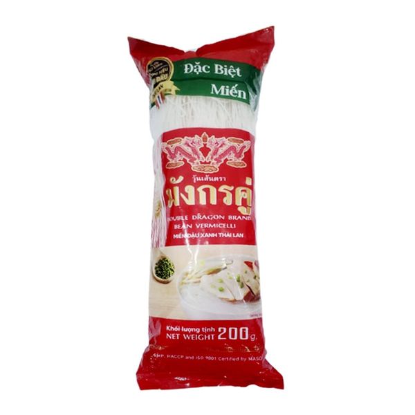  Miến đậu xanh Double Dragon Thai Wah đỏ gói 200g 