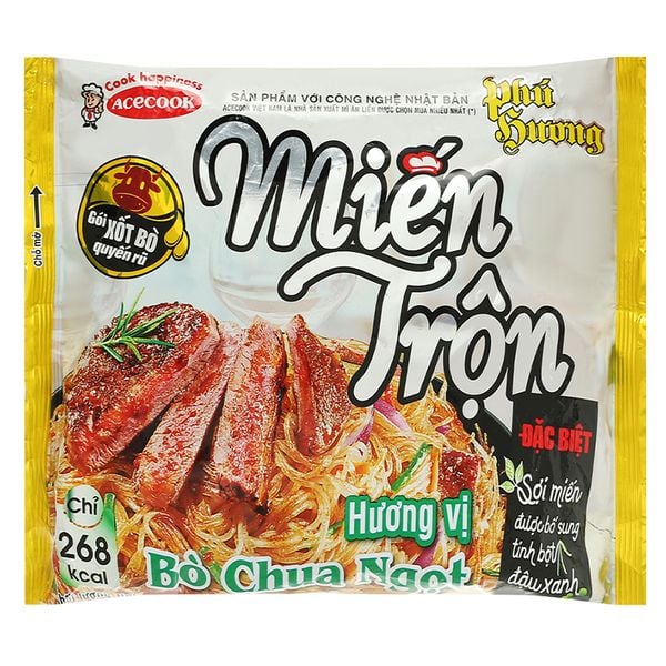  Miến trộn Phú Hương vị bò chua gói 71g 