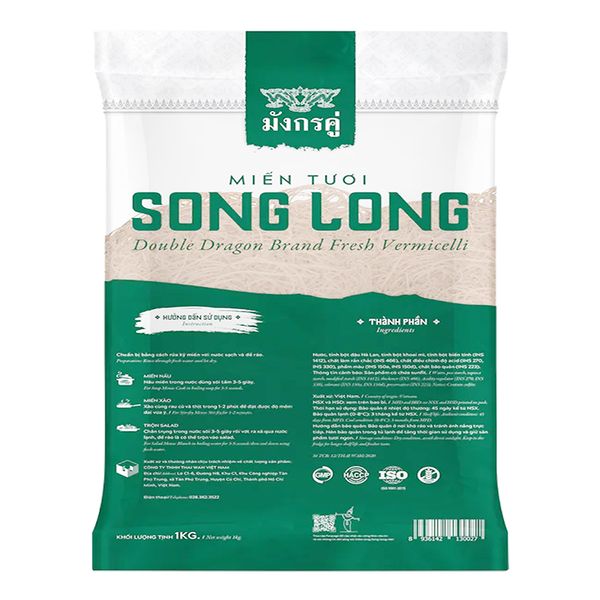  Miến tươi Song Long Thai Wah gói 3kg 