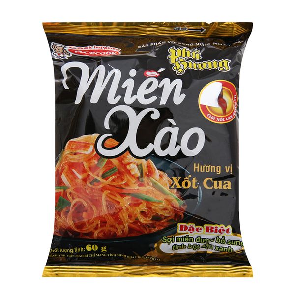  Miến xào Phú Hương xốt cua gói 60g 