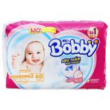  Miếng lót sơ sinh Bobby size Newbon 2 cho bé trên 1 tháng gói 60 miếng 