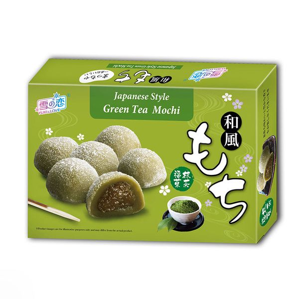  Bánh bao chỉ Mochi Đài Loan nhân trà xanh hộp 140g 