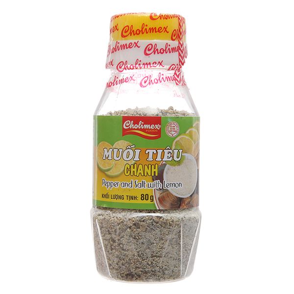  Muối tiêu chanh Cholimex hũ 80g 