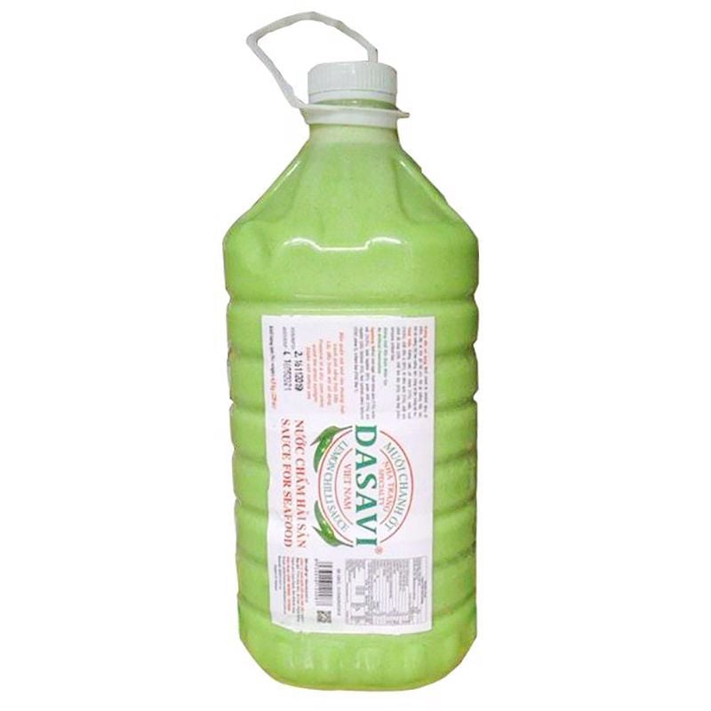  Muối chanh ớt xanh Nha Trang Dasavi thùng 2 bình x 6,5 Kg 