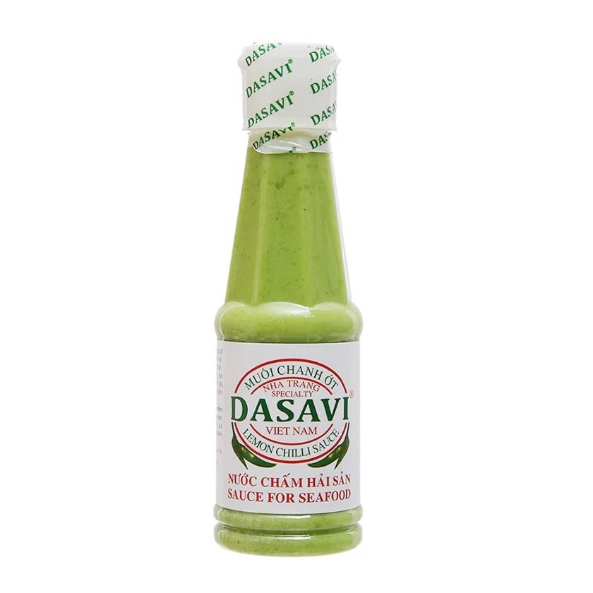  Muối chanh ớt xanh Nha Trang Dasavi chai 130g 