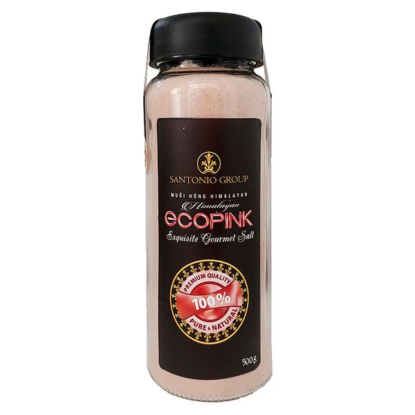  Muối hồng Hymalayan Ecopink size 0 mm hũ 500 g 