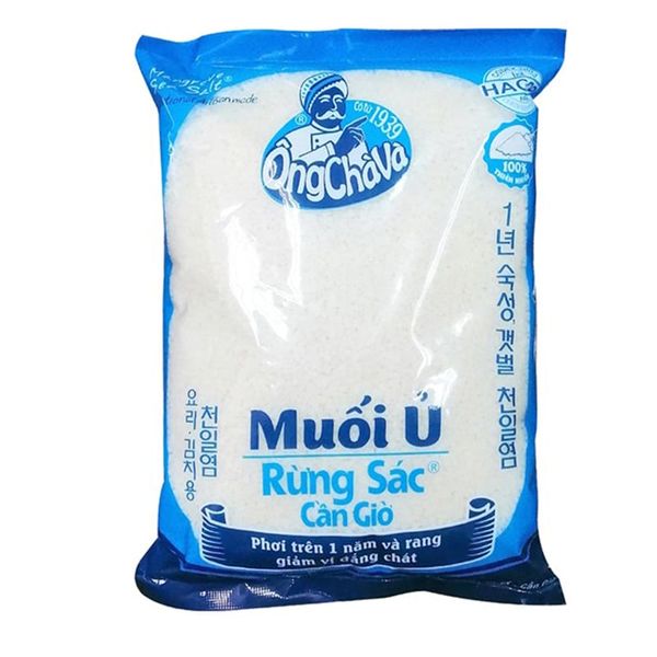  Muối ủ rừng Sác Cần Giờ Ông Chà Và gói 1 Kg 