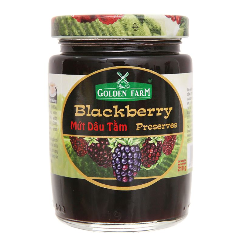  Mứt dâu tằm Preserves Golden Farm hũ 450g 