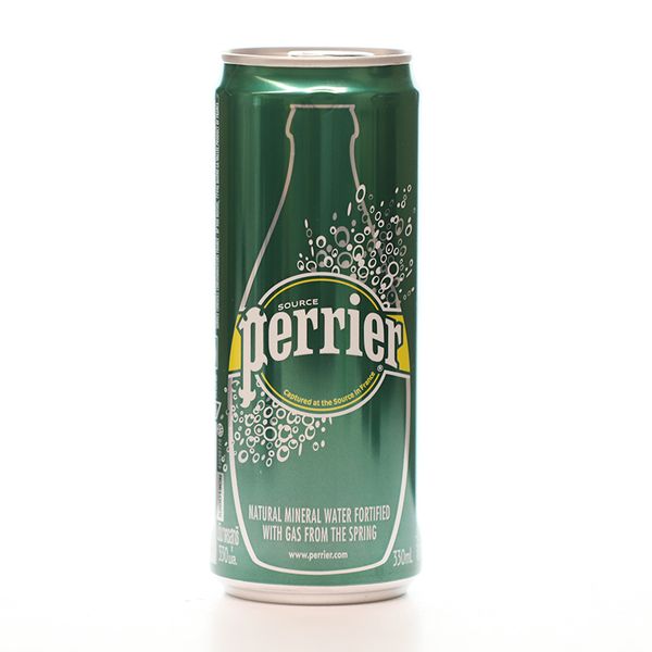  Nước khoáng thiên nhiên có gas Perrier lon 330ml 