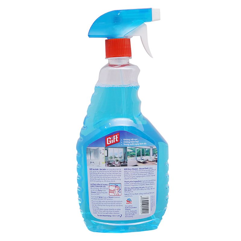  Nước lau kính Gift hương biển chai 580ml 