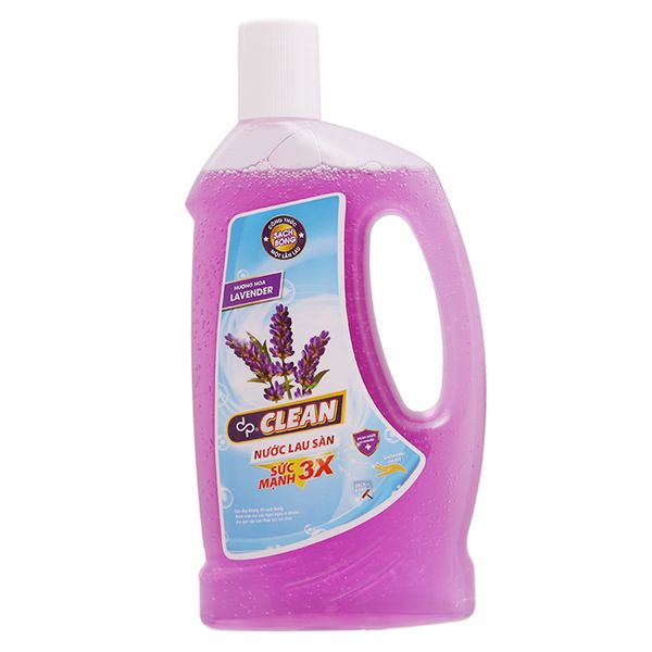  Nước lau sàn DPCLEAN sức mạnh 3X hương lavender chai 1 lít 