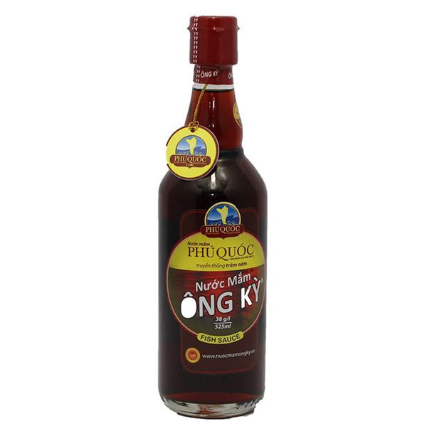  Nước mắm cao cấp Ông Kỳ 38 độ đạm chai 525 ml 