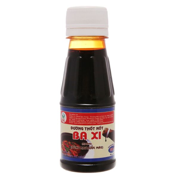  Nước màu đường thốt nốt Ba xi chai 100ml 