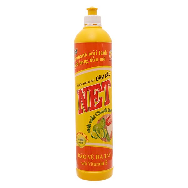  Nước rửa chén NET Đậm đặc chiết xuất chanh 800ml 