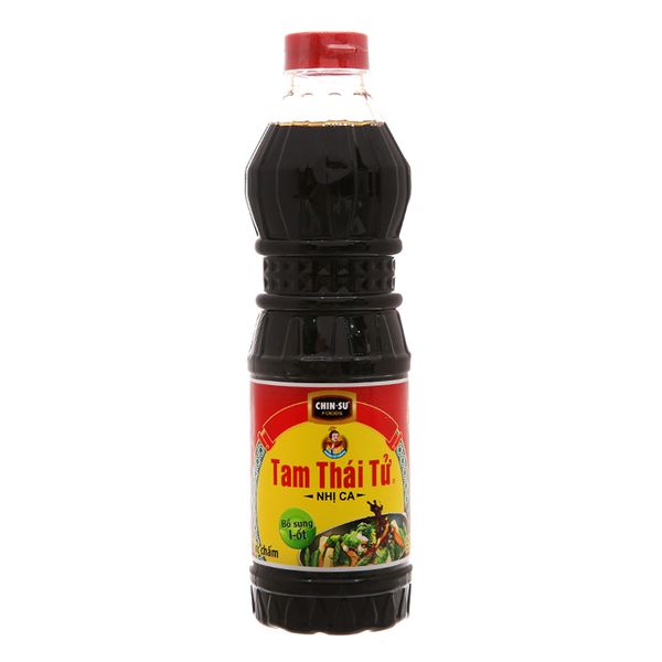  Nước tương Chinsu Tam Thái Tử Nhị Ca chai 500ml 