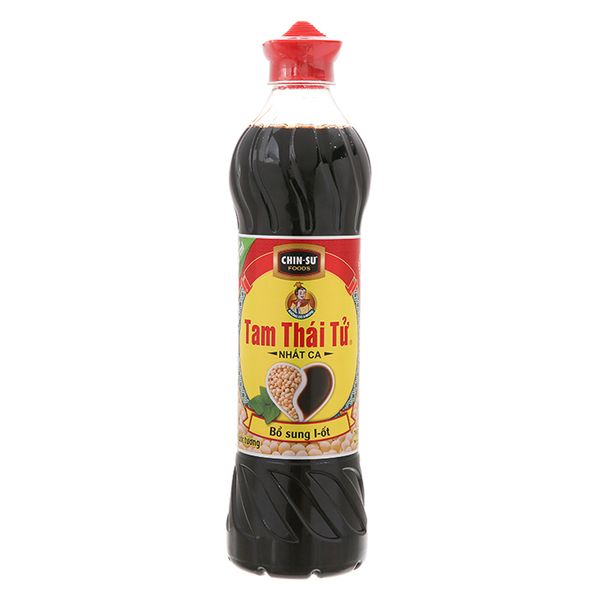  Nước tương Chinsu Tam Thái Tử Nhất Ca chai 650ml 