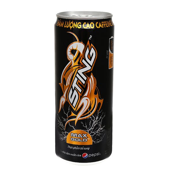  Nước tăng lực Sting Max Gold lon 330 ml 