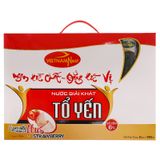  Nước yến Sài Gòn Anpha vị dâu hộp 5 lon x 190ml 