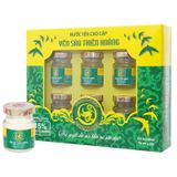  Nước yến sào cao cấp Thiên Hoàng hương lá dứa hộp 6 x hũ 70ml 