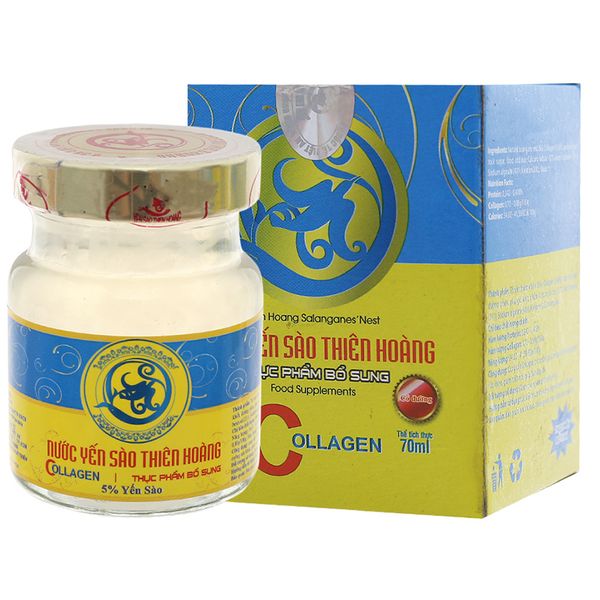  Nước yến sào Collagen Thiên Hoàng hũ 70ml 