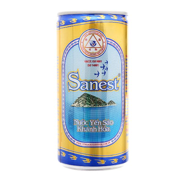  Nước yến sào Sanest có đường lon 190ml 