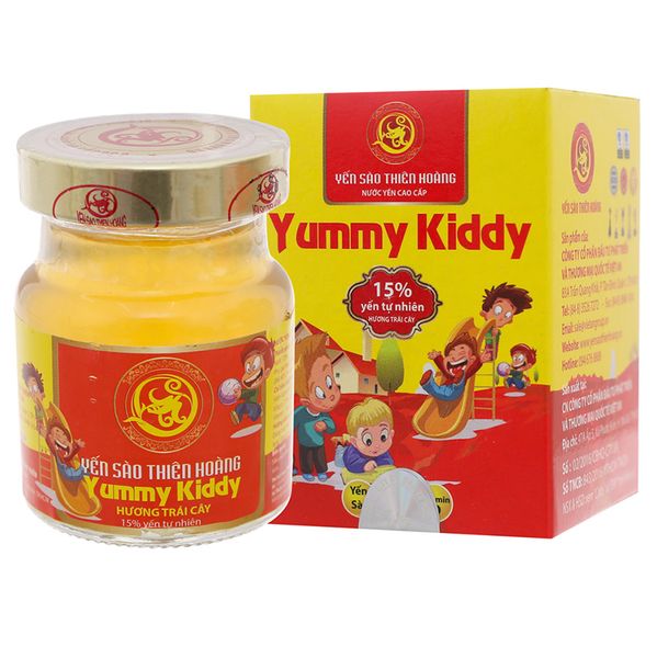  Nước yến sào Thiên Hoàng yummy Kiddy hương Trái cây lọ 70ml 