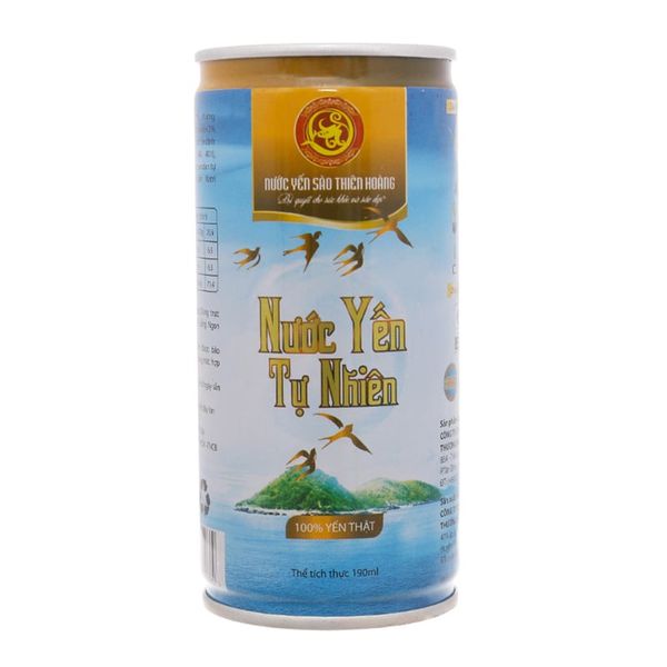  Nước yến tự nhiên Thiên Hoàng lon 190ml 