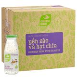  Nước yến sào hạt chia Green Bird 5% tổ yến chai 185ml - giá đại lý 