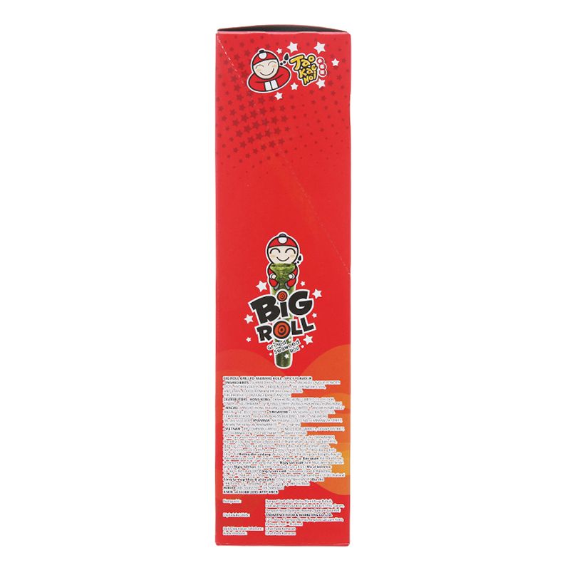  Snack rong biển nướng giòn Tao Kae Noi Big Roll vị cay hộp 6 gói x 3g 