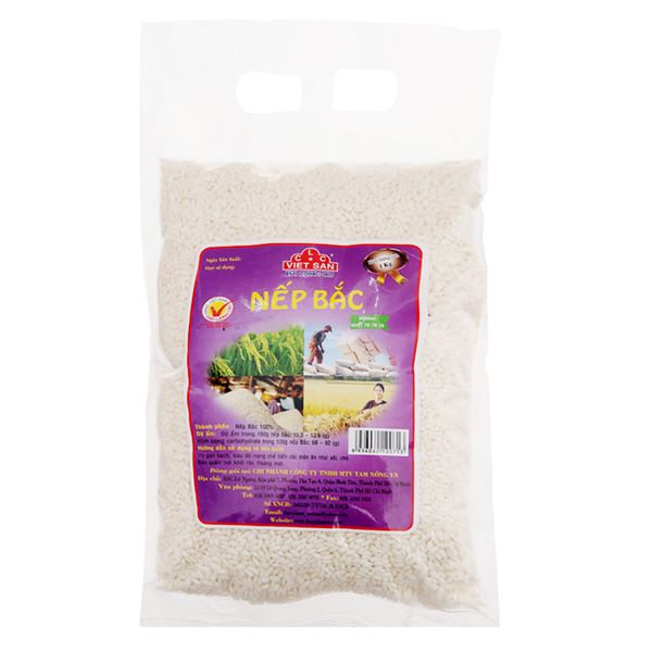  Nếp Bắc Việt San túi 1kg 