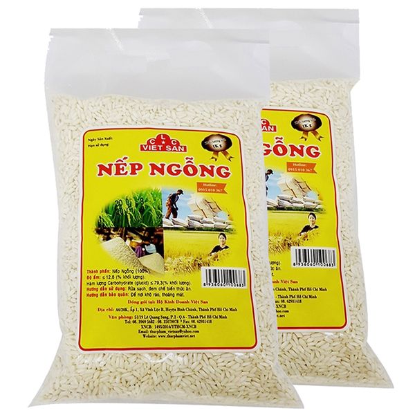  Nếp ngỗng Việt San bộ 2 gói x 1 kg 