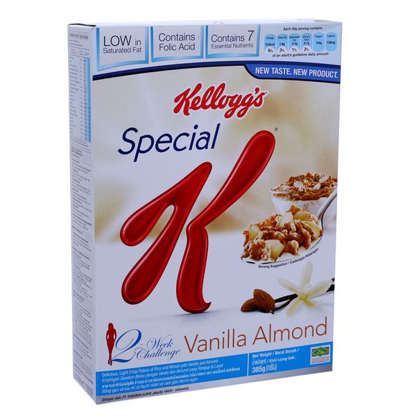  Ngũ cốc hạnh nhân vani Kellogg's Special hộp 385g 