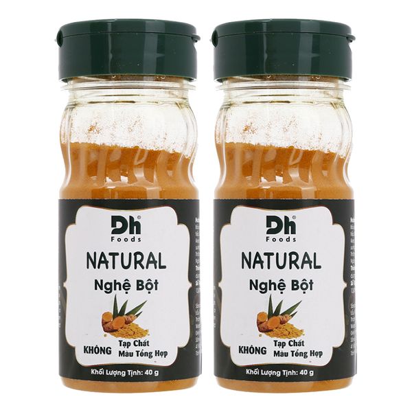  Nghệ bột Dh Foods Natural bộ 2 hũ x 40g 