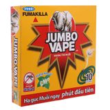  Nhang muỗi Jumbo Vape M2 hương hoa lài 10 khoanh hộp 120g 