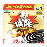  Nhang muỗi cao cấp Jumbo Vape ít khói hương rừng hộp 12 khoanh 222 g 